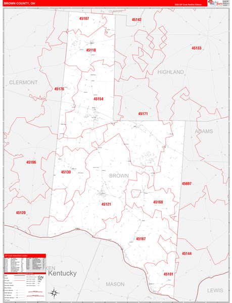 Maps of Brown County Ohio - marketmaps.com