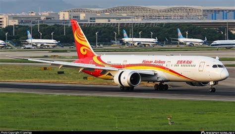 B Al Hainan Airlines Boeing Dreamliner Photo By Lywings Id