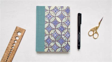 Carnet De Notes Fait Main Yuzen Pages Lignes Bookbinding