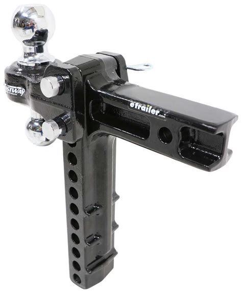 Flash Strong Solid Steel 2 Ball Mount 2 Hitch 10 Drop 11 Rise