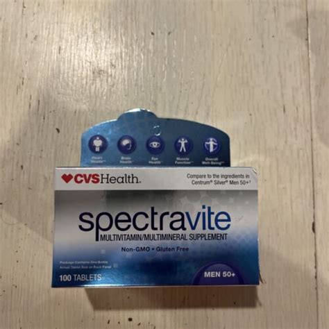 Spectravite Multivitamin Multimineral Supplement 100 Ct Centrum Silver Men 50 50428277867 Ebay