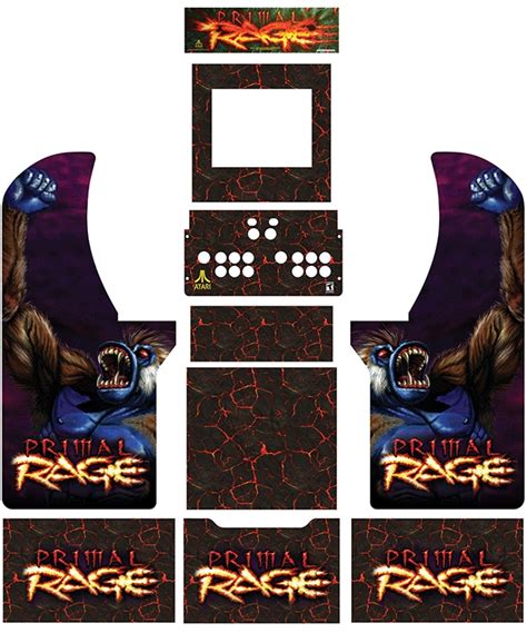 Primal Rage Arcade1UP Kit - GameOnGrafix