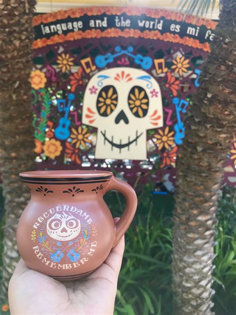 Coco mugs at Paradise Garden Grill! : Disneyland