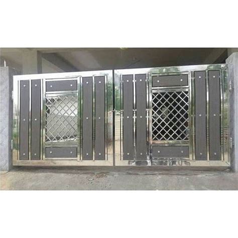 Modern Stainless Steel Hinged Gate For Home At Rs 600 Square Feet In