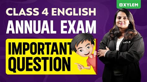 Class English Annual Exam Important Question Xylem Class Youtube