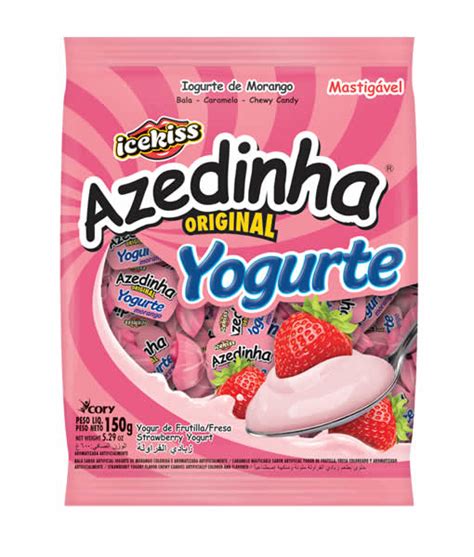 Caramelo Icekiss Azedinha Sabor Yogurt De Frutilla G Nutrifoods