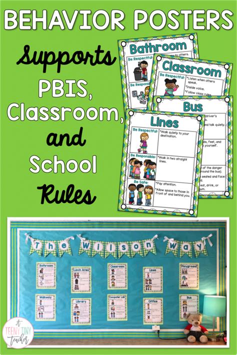 Behavior Posters A Teeny Tiny Teacher