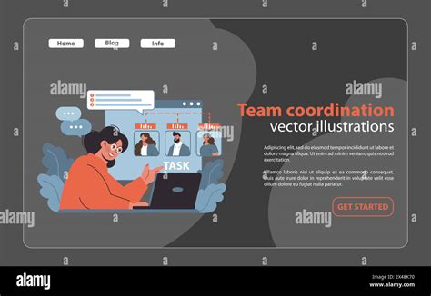 Team Coordination And Task Management Set Project Leader Orchestrates