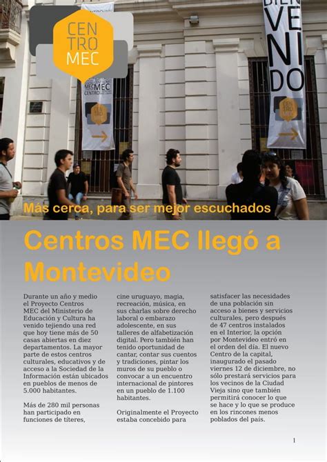 Folleto Centros Mec Pdf