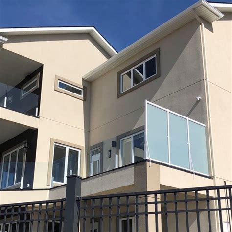 Sandblasted Frosted Obscure Tempered Glass For Balustrade Balcony