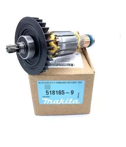 Induzido Rotor Martelete Hr2610 2630 2631 Makita 220v Origin Frete grátis