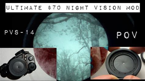 The BEST 70 Night Vision Mod PVS 14 POV Tarsier Iris TEST YouTube