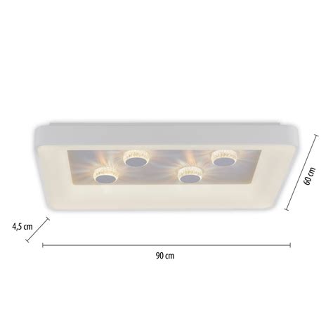 Lampa sufitowa LED Vertigo CCT 90x60 cm biała Lampy pl