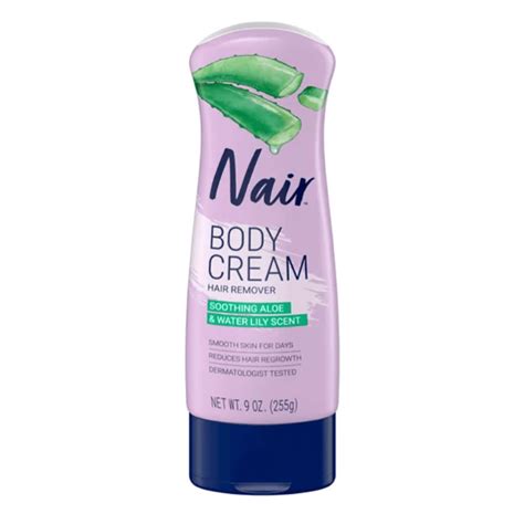 Nair Hair Remover Body Cream Aloe And Water Lily Sally Beauty