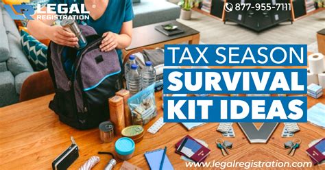 Tax Season Survival Kit Ideas Legal Registration