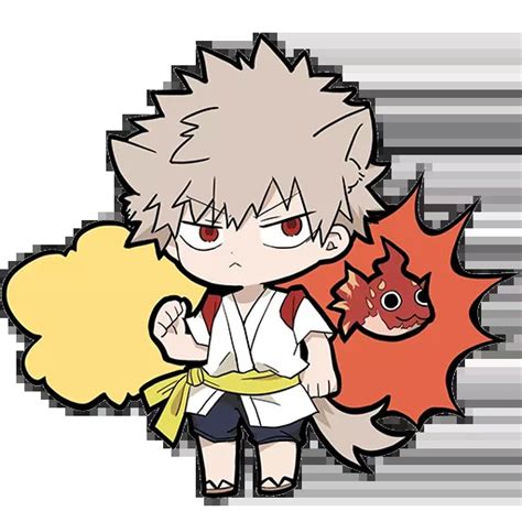 Telegram Sticker From Bakugou Katsuki Pack