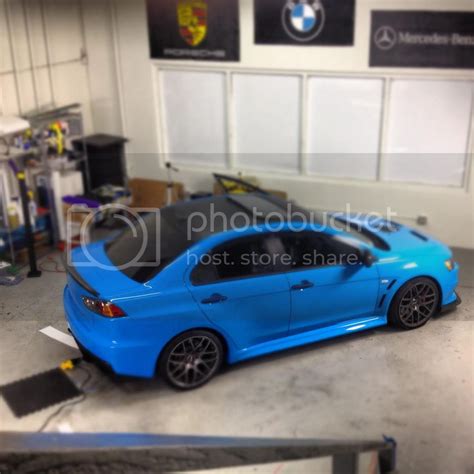 2011 Laguna Seca Blue Evo X Mr Feeler Mitsubishi Lancer Evolution Forum