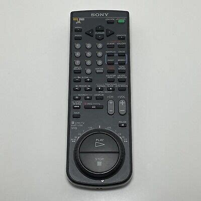 Sony RMT V130F VTR TV VHS Remote Control For SLV750F SLV750HF