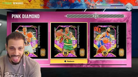 Picking Our First Pink Diamond Token Reward In Nba 2k22 Myteam No