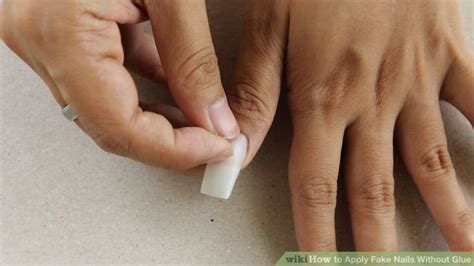 How To Apply Fake Nails Without Glue 11 Steps With Pictures