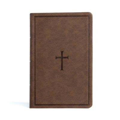 Csb Large Print Personal Size Reference Bible Brown Leathertouch Lifeway