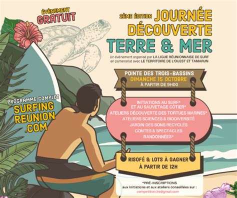 Surf Venez découvrir la 2e édition du festival Terre Mer à Trois