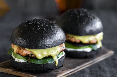 Black Bun Salmon Burger – Crazy Cucumber