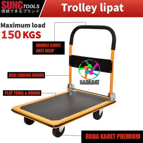 Jual Sp Handtruck Besi Kg Troli Lipat Besi X Troli Angkut