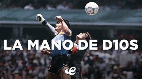 El gol más polémico de la historia La mano de dios Maradona YouTube