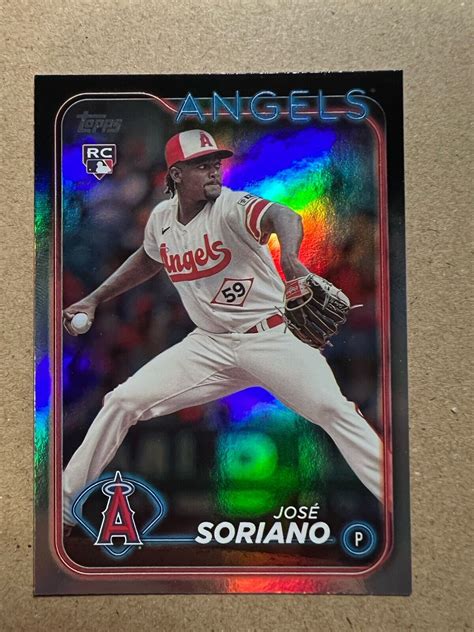 Jose Soriano Rc Rookie Topps Foil Los Angeles Angels Ebay