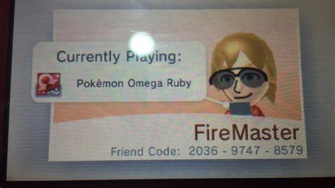 My 3ds Friend Code By Firemaster92 On Deviantart