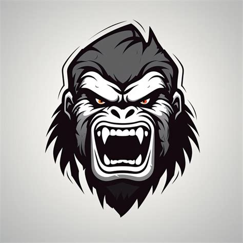 Premium Photo Vector Of Gorilla Mascot Logo Design