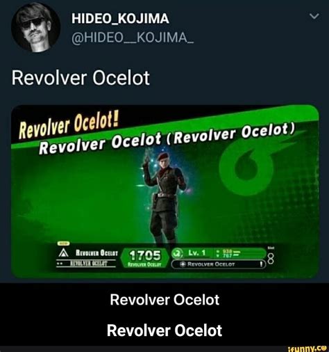 Revolver Ocelot Meme : Последние твиты от revolver ocelot (revolver ocelot) (@pthumeruu ...