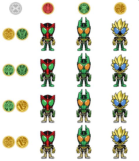 Kamen Rider OOO Forms by 070trigger on DeviantArt