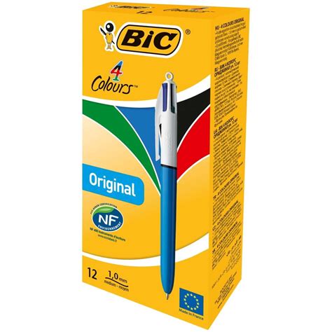 Bolígrafos BIC 4 Colours Original 889969 BIC Material de Oficina