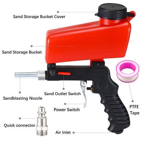 Sandblaster Sand Blaster Gun Kit Media Sandblaster G B08V1Q4LFF