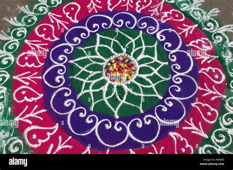 How To Draw Diwali Festival Rangoli