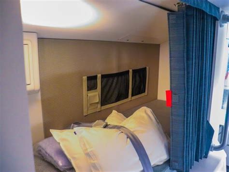 See Inside The Tiny Hidden Bedrooms Above Economy Where Flight