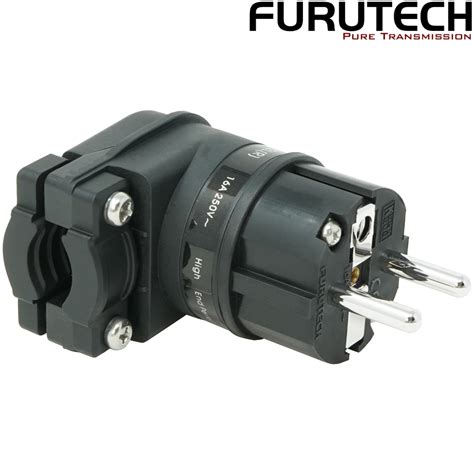 Furutech Fi E L Rhodium Plated Angled Schuko Connector Hificollective