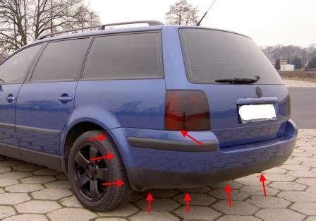 How To Remove Front And Rear Bumper VW PASSAT B5