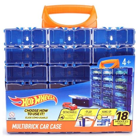 Портативный кейс конструктор мини боксов для машинок Hot Wheels купить с доставкой по