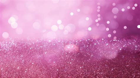 Premium AI Image | Pink glitter on a pink background