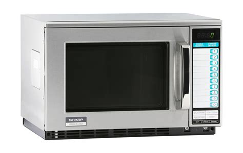 Sharp R22gtf Heavy Duty 1200w Commercial Microwave Oven