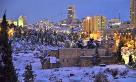 SNOW in Jerusalem – photos! – The Real Jerusalem Streets