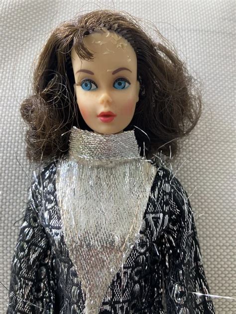 VINTAGE MARLO FLIP Hair TNT Barbie Dark Brown Brunette Bendable Legs MOD 1160 71 98 PicClick CA