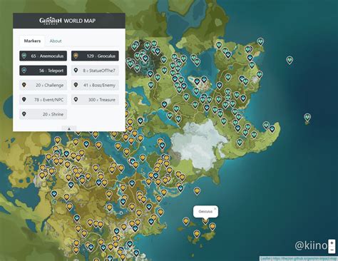 Genshin Impact Interactive Map Mihoyo : Genshin Impact Interactive Map How To Find White Iron ...