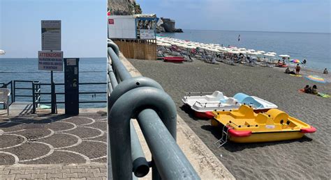 Positano Notizie Maiori Spiaggia Libera Attrezzata Gestita Dal