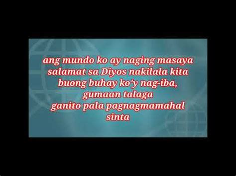 Wala Man Sayo Ang Lahat Lyrics Youtube