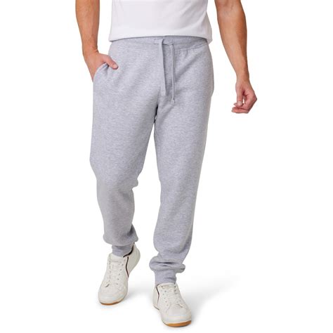 Brilliant Basics Mens Fleece Track Pant Grey Marl Big W