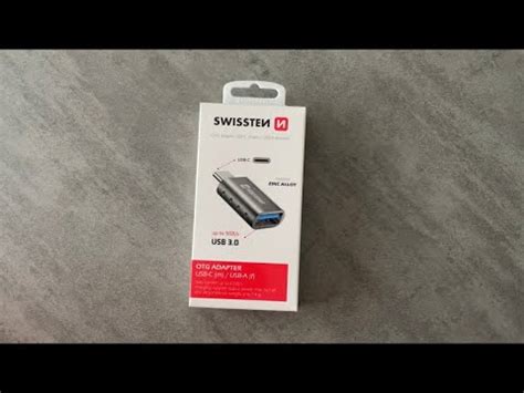 Swissten OTG adaptér USB C M USB A F YouTube